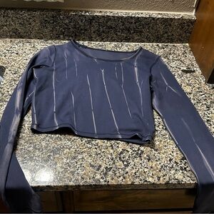 lululemon athletica Midnight Blue Crop Top